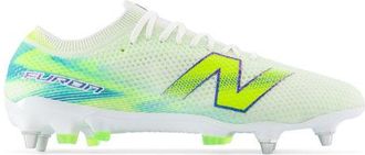 New Balance Unisex Furon Elite SG V9 in Bianco/Verde, Sintetica, Taglia 44