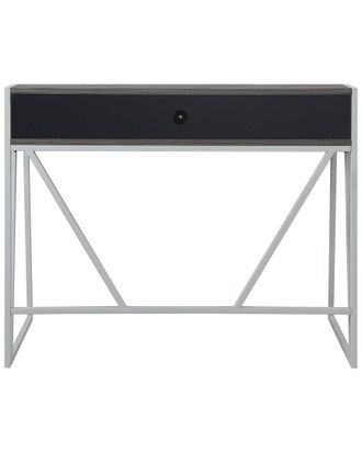 Leick Home Fletcher Contemporary Writing Desk with Shelf