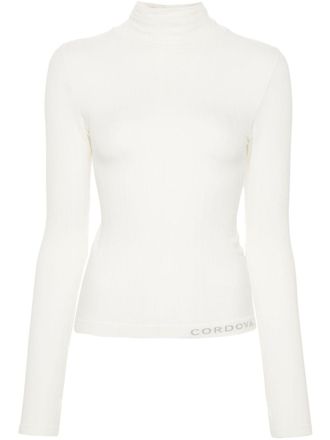 Cordova jacquard-logo base layer - women - Spandex/Elastane/Lyocell/Polyamide/Merino - XS/S - Neutrals