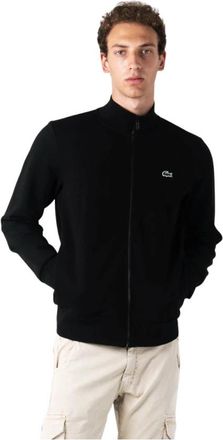 Lacoste Tracktop met Rits - Heren - Vesten met rits - Zwart - XL - Katoen - Hoodies & sweatvesten