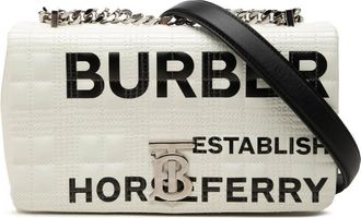 Burberry Pre-owned Burberry Small Quilted Coated Canvas Horseferry Lola Crossbody Unisex EPMKA1NN0CUW6623