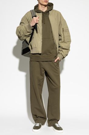 Balmain Sweatpants With Embroidered Logo, Mens, Green