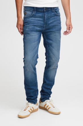 Blend Skinny-fit-Jeans BLEND Echo fit Multiflex - NOOS, Herren, Gr. 30, L&auml;nge 30, blau (denim middle blau), Denim/Jeans, Obermaterial: 89% Baumwolle, 7% Ela