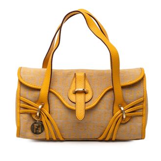 Fendi Voorafbezit Zucchino Canvas Handtas