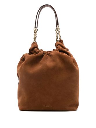 DeMellier Miami suede shoulder bag - women - Calf Suede/Organic Cotton - One Size - Brown