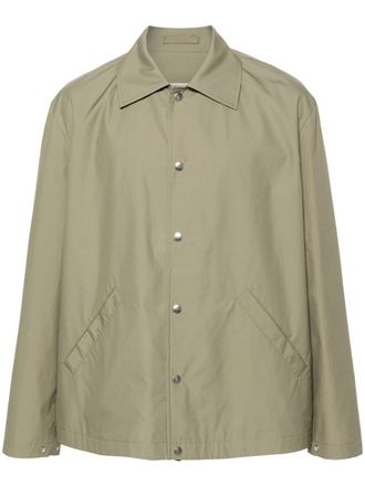 Jil Sander Jack met logoprint - Groen
