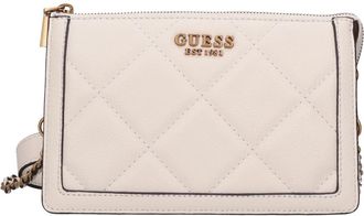 Guess Faux Leather Cross Body Bag - Dames - Schoudertassen - Beige - ONE Size - Tassen