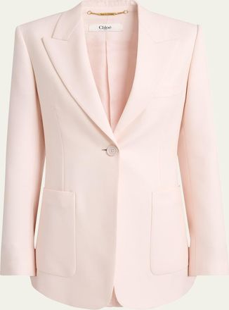 Chloé Single-Breasted Tailored Jacket