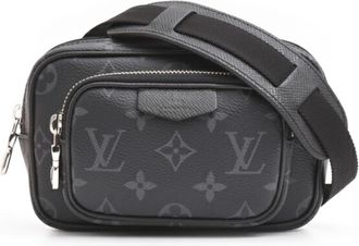 Louis Vuitton Taigarama Black Taigarama Pochette Shoulder Bag (Pre-Owned)