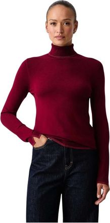 Liu Jo Mouwloze coltrui - Dames - Truien - Rood - Maat: L Viscose