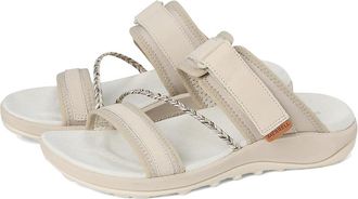 Merrell Terran 4 Slide Womens Shoes Silver : 10 M, Leather/Textile