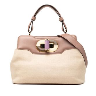 Bulgari Pre-owned Bvlgari Canvas Isabella Rossellini Satchel Ladies N466M78X791JUHWJ