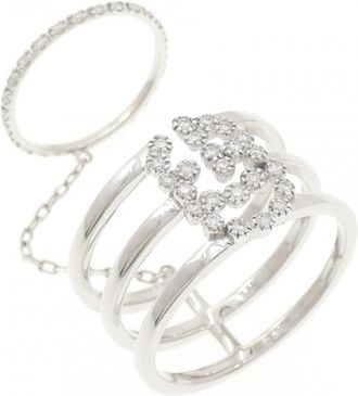 Gucci White Gold White Gold (18K) Band Ring (Pre-Owned)