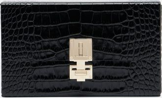 Tom Ford Clutch T Latch in pelle stampata