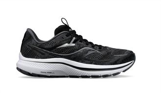 Saucony Womens Omni 21 Running Shoe In Black/white