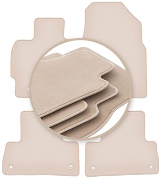 OEM Alfombrillas Beige Premium Para Mazda Cx-7 Suv 2009-2012