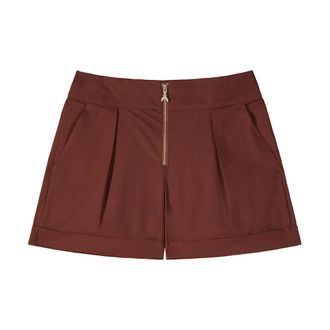 Patrizia Pepe Patrizia Pepe, Short Shorts, female, Brown, Size: S Casual Shorts