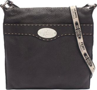 Fendi Borsa a tracolla Selleria in pelle 2010-2025 - Marrone