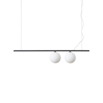 Netlighting PERLINE 2 Light Bar Pendant Ceiling Light Black