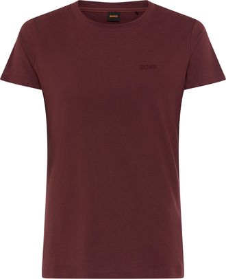 Boss Orange by Hugo Boss T-Shirt BOSS ORANGE Esogo Premium Damenmode, Damen, Gr. XL (42), schwarz braun 204, Single Jersey, Obermaterial: 100% Baumwolle, unifarben, slim fit h