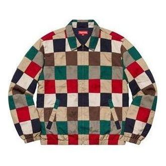 SUPREME Patchwork Harrington Jacket Multi-Color SUP-SS19-073
