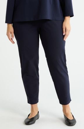 Eileen Fisher Slim Ankle Pants in Ink at Nordstrom, Size 3X