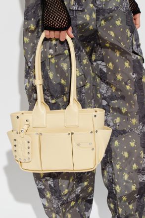 Ganni Shoulder Bag, Womens, Cream