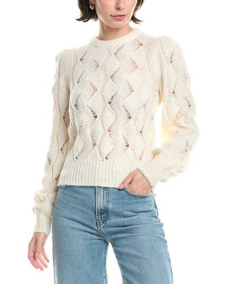 Rebecca Taylor Alpaca Chainette Wool & Alpaca-Blend Sweater