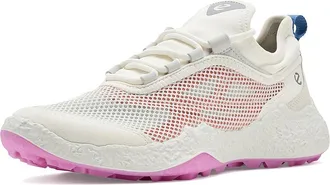 Ecco BIOM Hybrid 5 Mesh Womens Golf Shoes White/Burnt Coral/White : EU 42 (US Womens 11-11.5) B - Medium, Textile