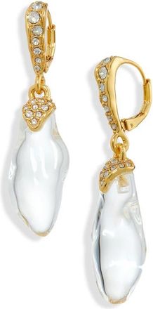 Alexis Bittar Liquid Lucite Drop Earrings in Clear/Crystals at Nordstrom