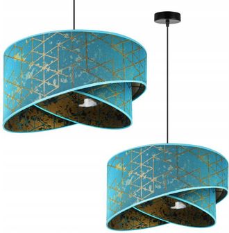 OEM L&aacute;mpara Colgante, L&aacute;mpara De Techo, Pantalla, Patr&oacute;n Dorado