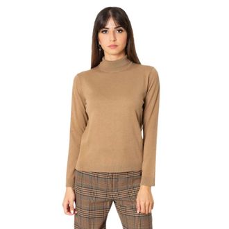 Max Mara Truien & Vesten, Dames, Bruin, L, Wol, Luppe Shirt