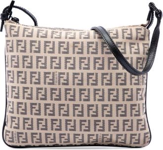 Fendi Pre-owned Fendi Zucchino Canvas Crossbody Ladies V4OMUHAMIOJGAW9J