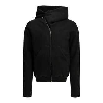 Rick Owens Mountain Hoodie - Heren - Sweatshirts & Hoodies - Zwart - Maat: L Katoen