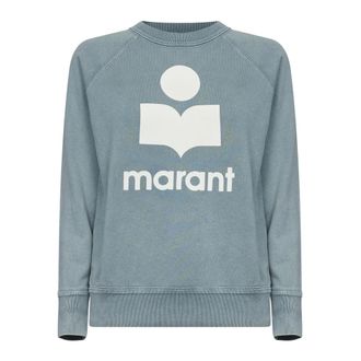 Isabel Marant Dames, Sweatshirts & Hoodies, Blauw, Maat: 2XS Katoen