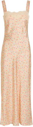 Rixo Rixo Rosamarie Floral-print Satin Midi Dress - Multicoloured - 16 (UK 16 / XL)