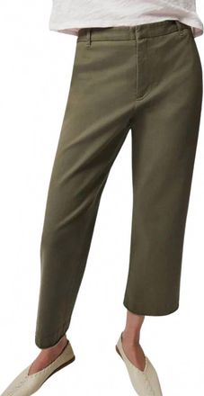 ATM Anthony Thomas Melillo Cotton Twill Boyfriend Pant In Army