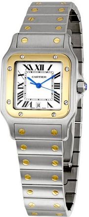 Cartier Pre-owned Cartier Santos White Dial Mens Watch W20011C4
