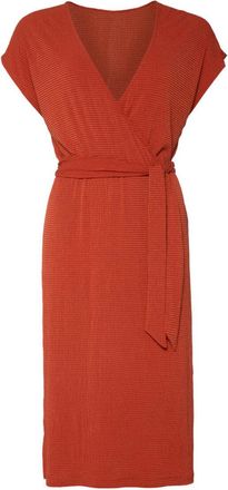 Protest Strandkleid PROTEST Kleid NADIA, Damen, Gr. XL, EURO, rot (clay), Obermaterial: 96% Polyester PES. 4% Elasthan EL., Kleider Strandkleid