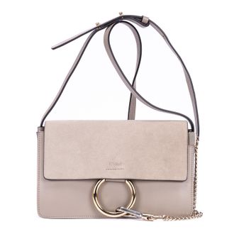 Chlo&eacute; Pre-owned Womens Faye Small Shoulder Bag - Grey - One Size