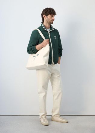 Mango Borsa tote testo stampato bianco - Uomo - Taglia unica - MANGO MAN
