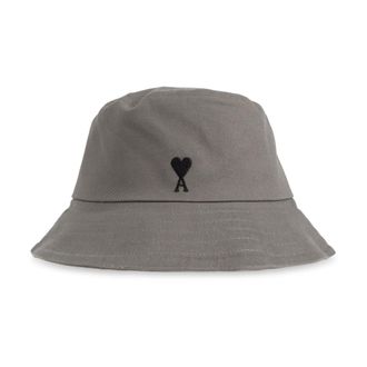 Ami Hats, unisex, Gray, Size: 56 CM De Coeur Bucket Hat