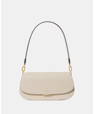 Kate Spade New York Womens Quinn Shoulder Bag - Beige - One Size