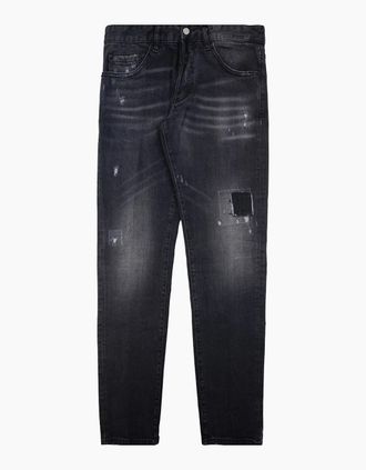 Dsquared2 Mens Dsquared2 Ds2 Back Pocket Slim Jean Black 900 - Size: 37/36/32