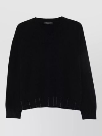 Fabiana Filippi silk wool cashmere crewneck sweatshirt
