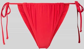 Pieces Bikini Slip mit seitlicher Schn&uuml;rung Modell BAOMI in Rot, Gr&ouml;&szlig;e XL