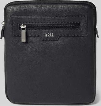 HUGO BOSS Umh&auml;ngetasche mit Label-Detail Modell LEWYS in Black, Gr&ouml;&szlig;e 1