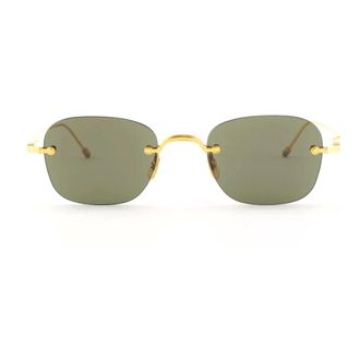 Thom Browne Sunglasses, female, Yellow, Size: ONE SIZE Rectangular Rimless