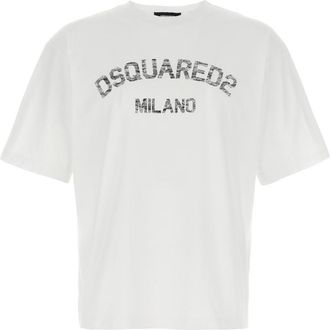 Dsquared2 White Loose fit T-shirt