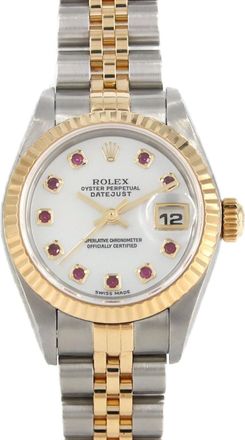 Rolex Datejust Stainless Steel yellow gold Wristwatch (Pre-Owned)